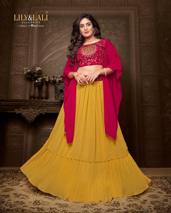 Lily And Lali Tyohar Georgette Designer Wear Lehenga Collection